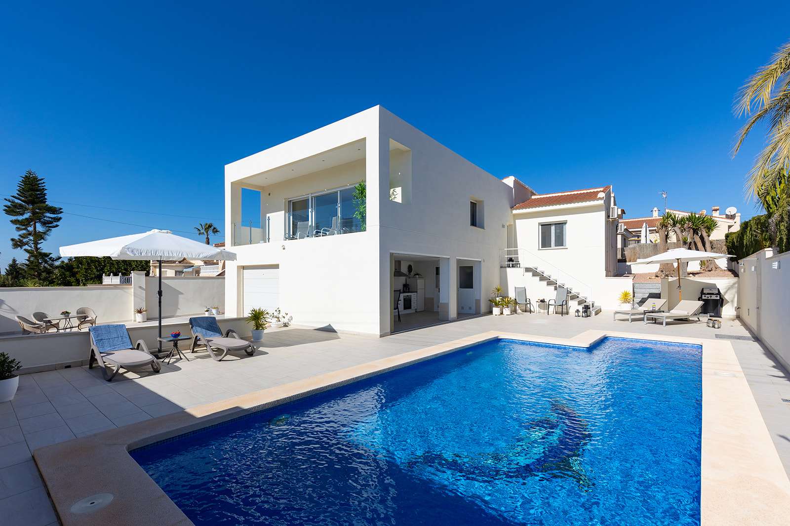 Beautifully Extended Contemporary Villa in Central Ciudad Quesada with Views of the Pink Salt Lakes