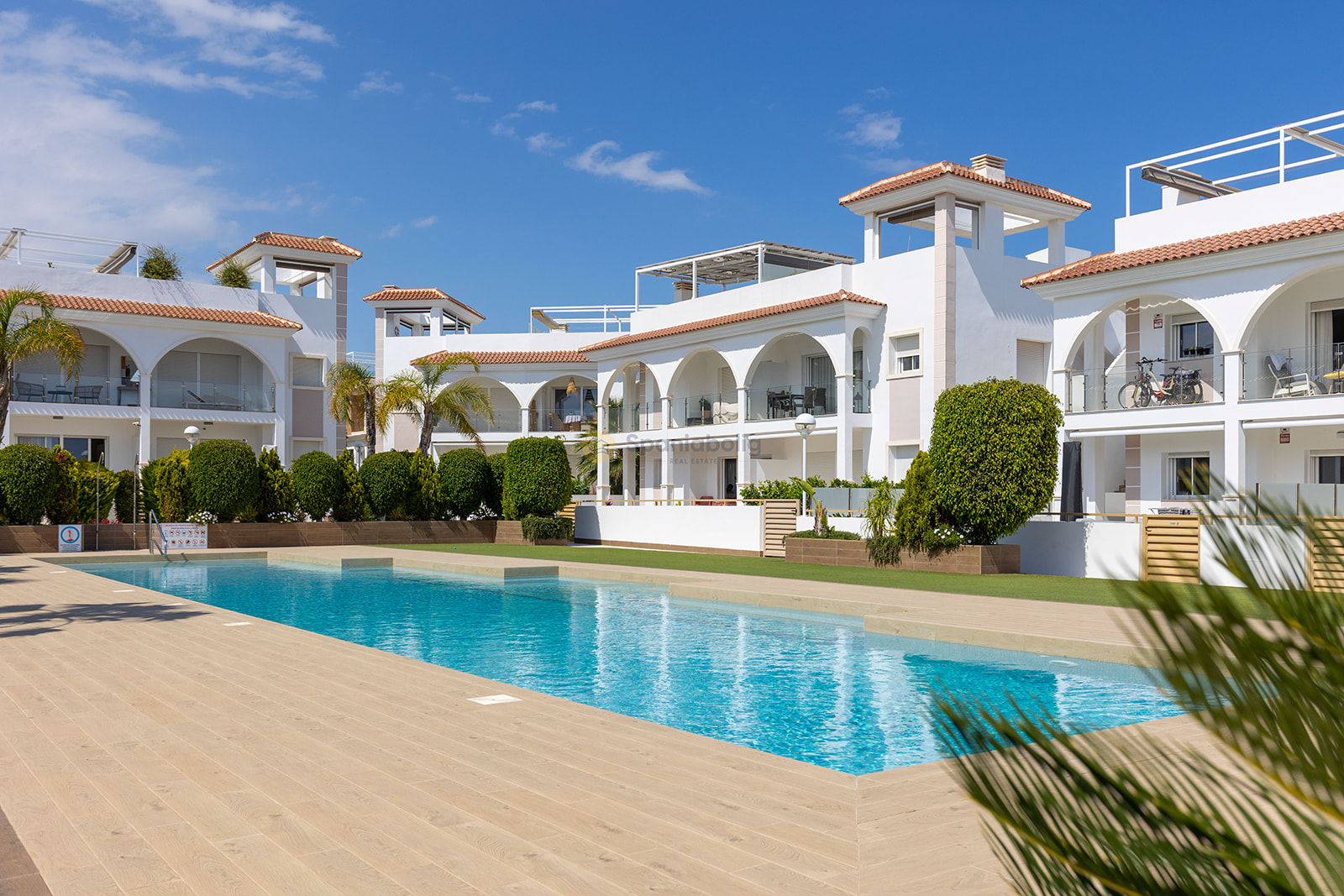 Ground-Floor Gem with Sun All Day, Two Bedrooms, Solar Panels and a Dream Pool – Your New Home in Ciudad Quesada!