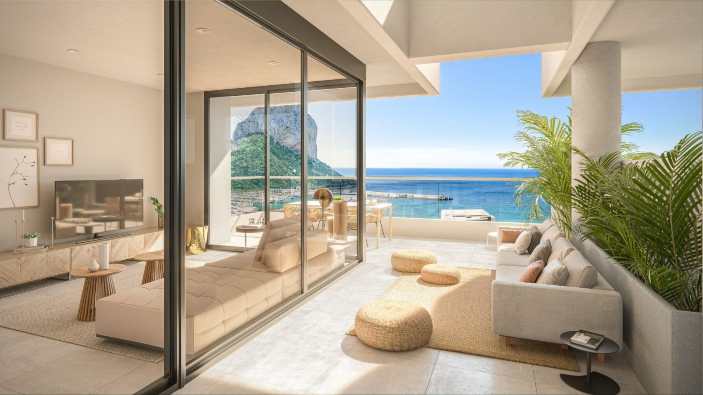 NEW BUILD APARTMENTS WITH THE SEA VIEWS IN CALPE