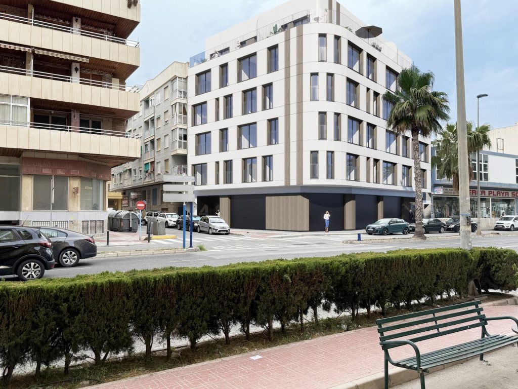 Stylish Residential Building 60 m away from El Acequion Beach at Torrevieja
