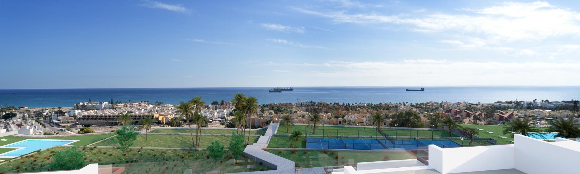 New Build Apartments with Sea Views in Vera Playa, Almería
