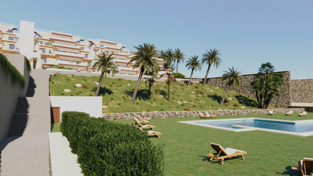 New Build Apartments with Sea Views in Vera Playa, Almería