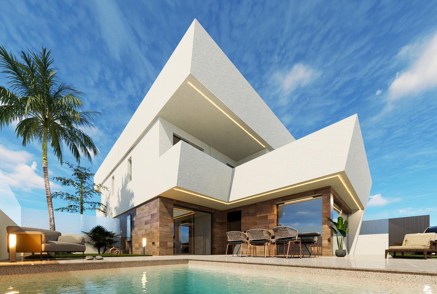 New Build Villas in San Pedro del Pinatar with Private Pool