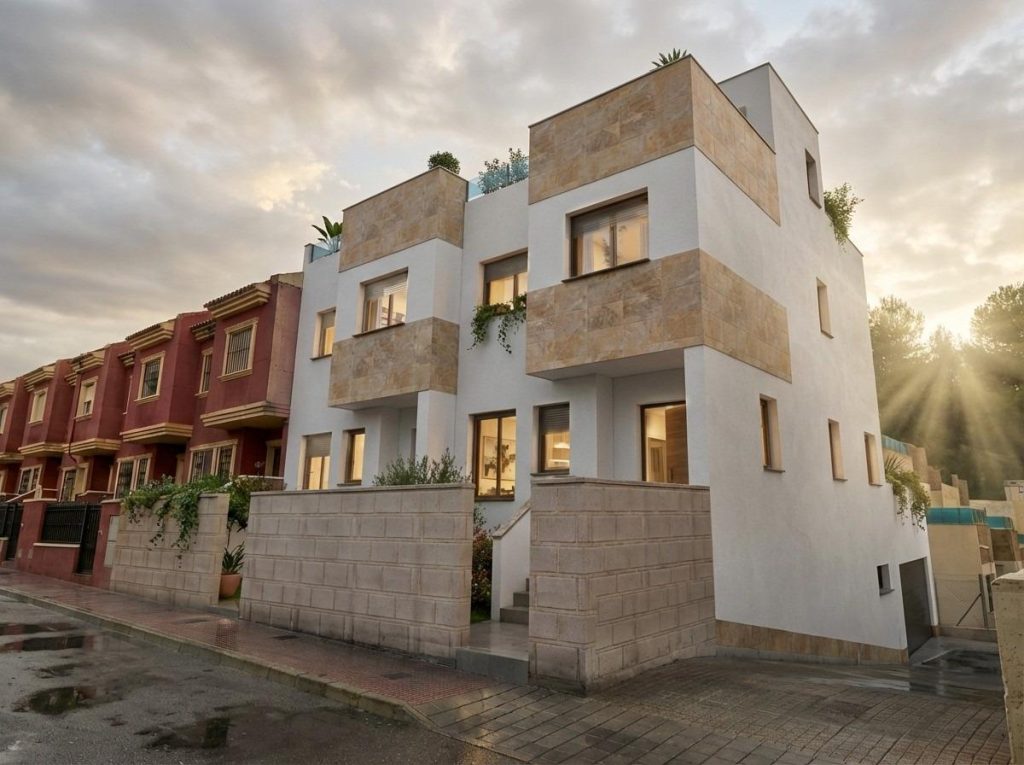 New Build Townhouses with Solarium and Basement Garage in Bigastro Vega Baja