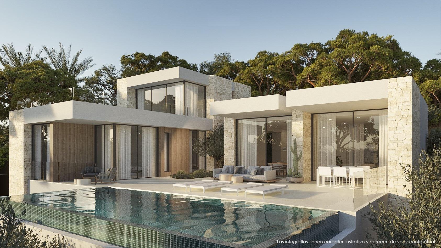 Luxury New Build Villa with Sea Views in San Jaime, Benissa