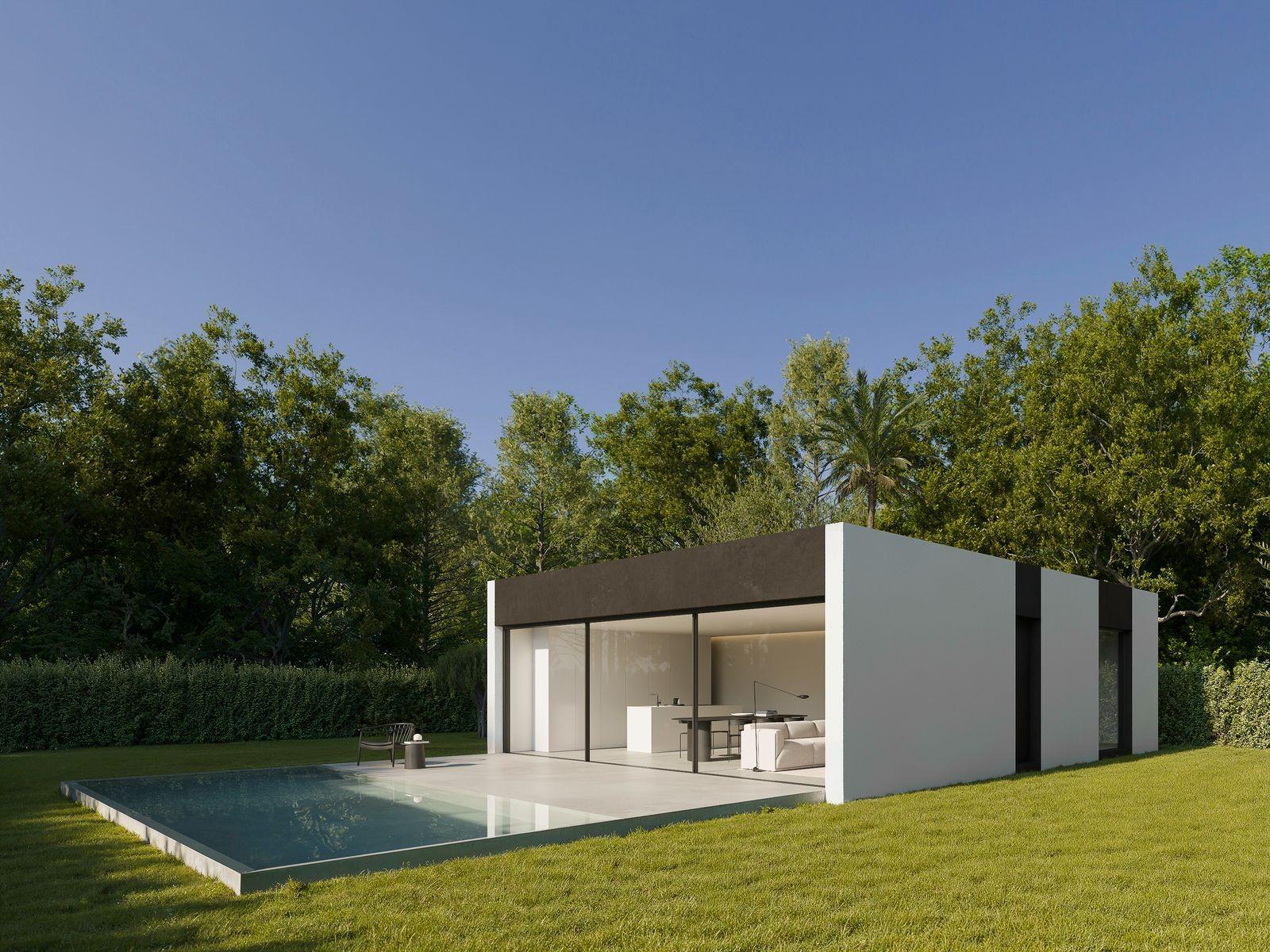 New Build Minimalist Villa in Benidorm with Private Pool