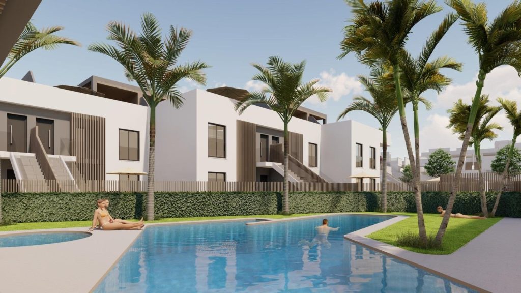 New Build Apartments and Bungalows for Sale in Pilar de la Horadada Near the Beach