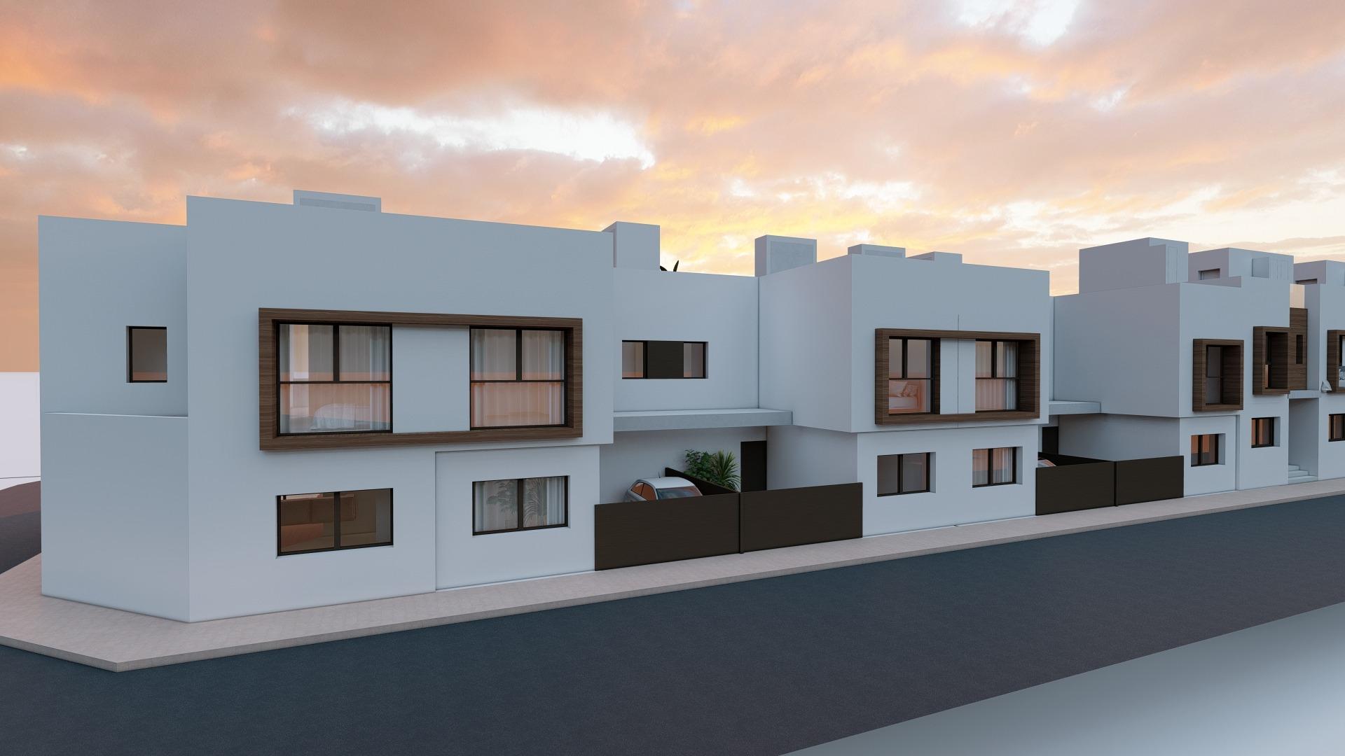 Newly Built Townhouses in San Javier – Modern Design and Privileged Location