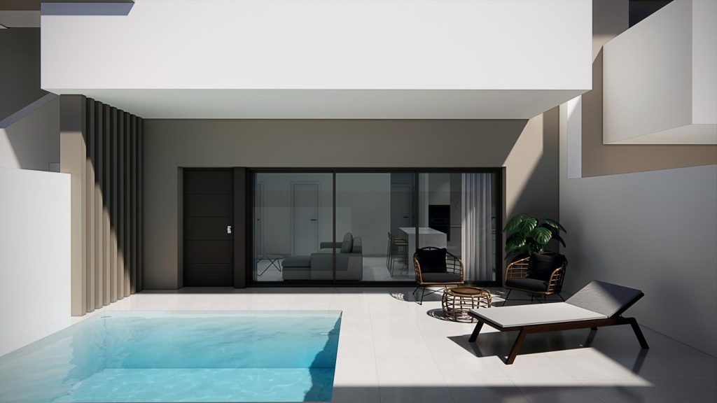 New Build Bungalows for Sale in Pilar de la Horadada 3 km from Beach