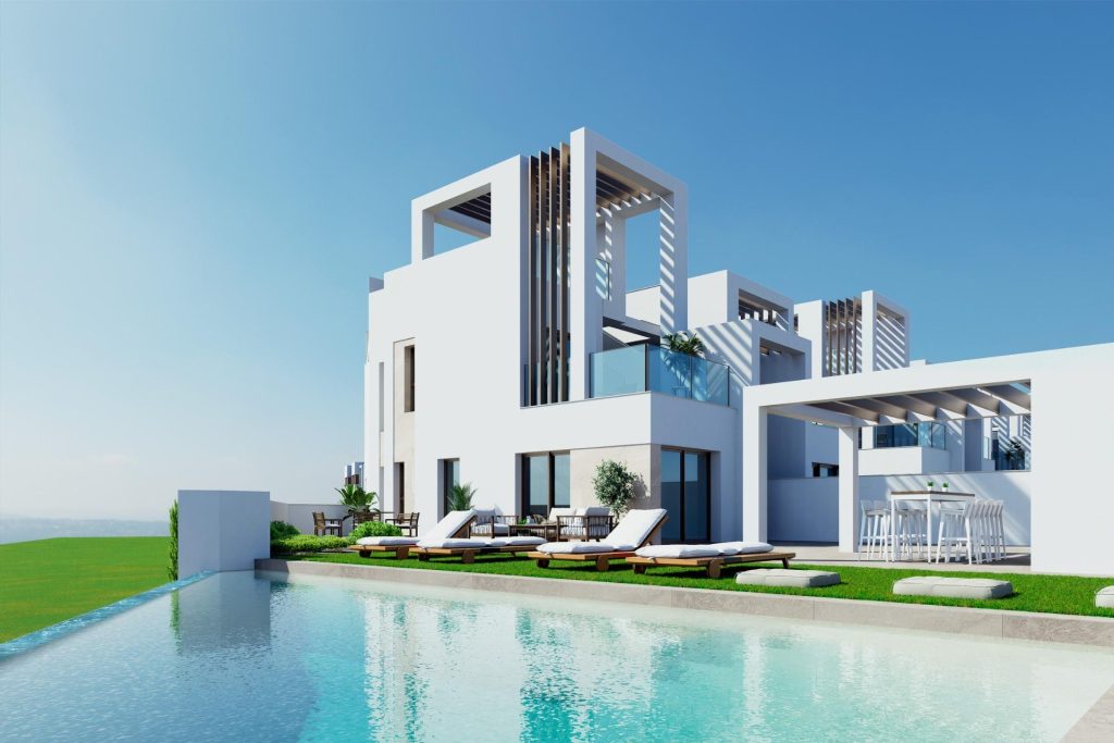 New Build Villas with Private Pool at Serena Golf-Los Alcazares